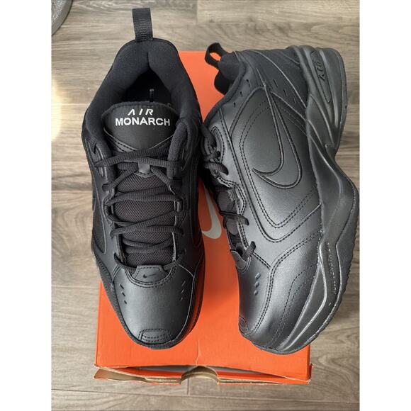 Nike Air Monarch IV Men\'s Black/Black Size 10 Brand New In Box 416355-001 main image 4